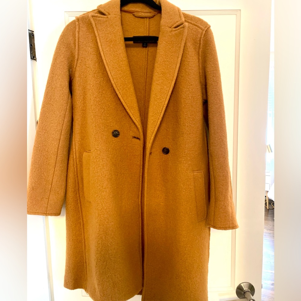 J Crew Daphne topcoat in Italian boiled wool